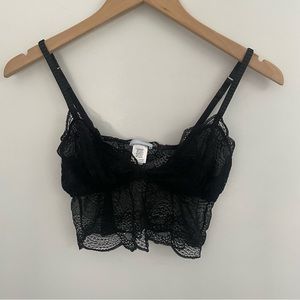 Eberjey Black Lace Bralette Size Medium